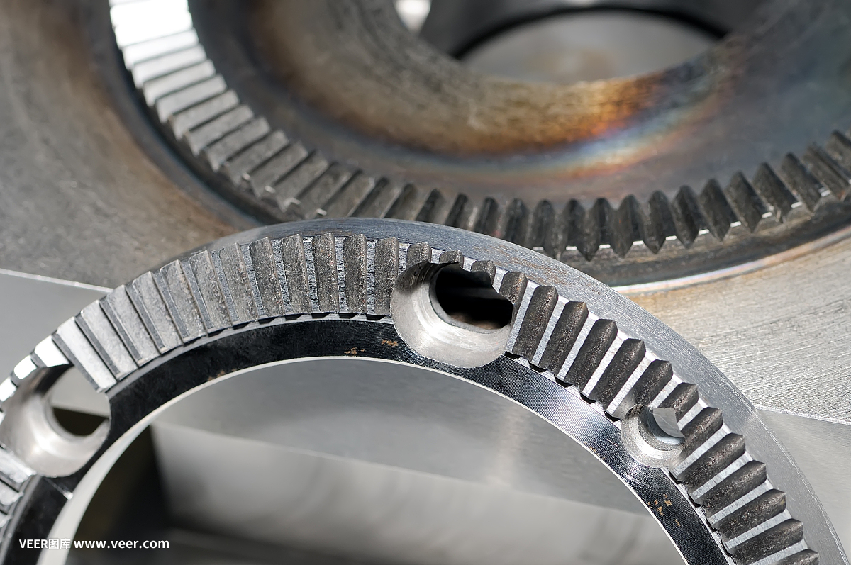 工業產品,金屬零件,特寫。